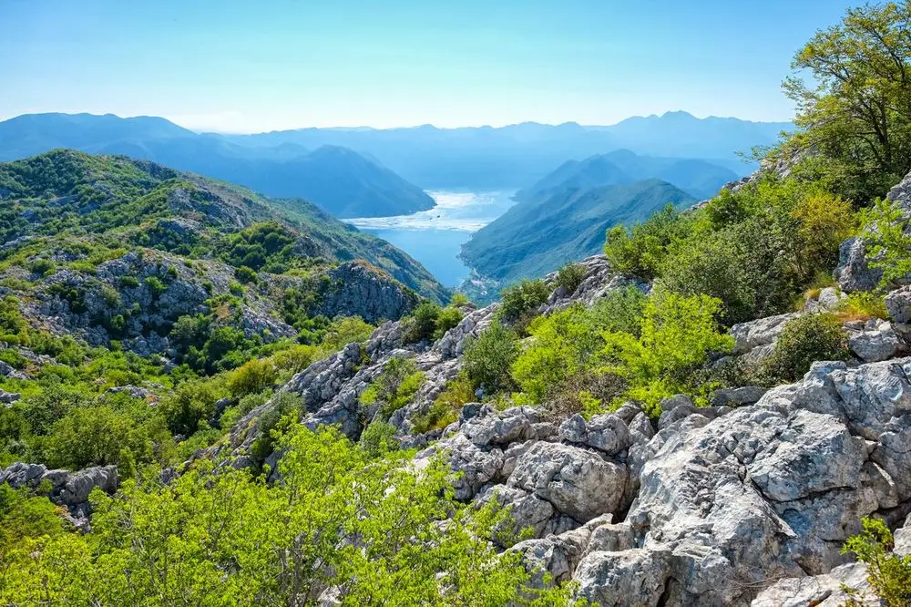 Karst landscape of Subra Plateau in Orjen Mountains
