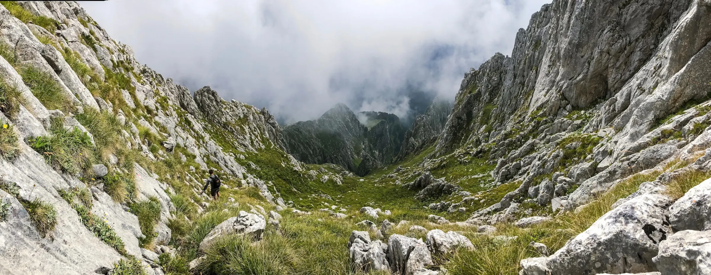 Stunning mountain scenery of the Peaks of the Balkans